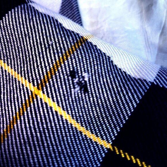 Kasper Plaid Blazer Jacket – Black, White & Yellow Check - Picture 8 of 9